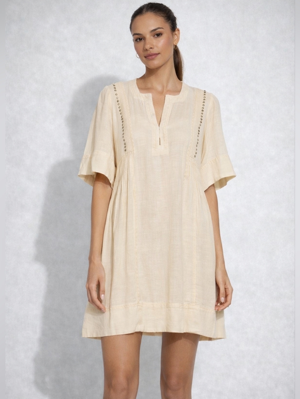 Isabel Marant Étoile Anabel “Something Ethnic” Dress — NWT | Ecru | Size 40/Med